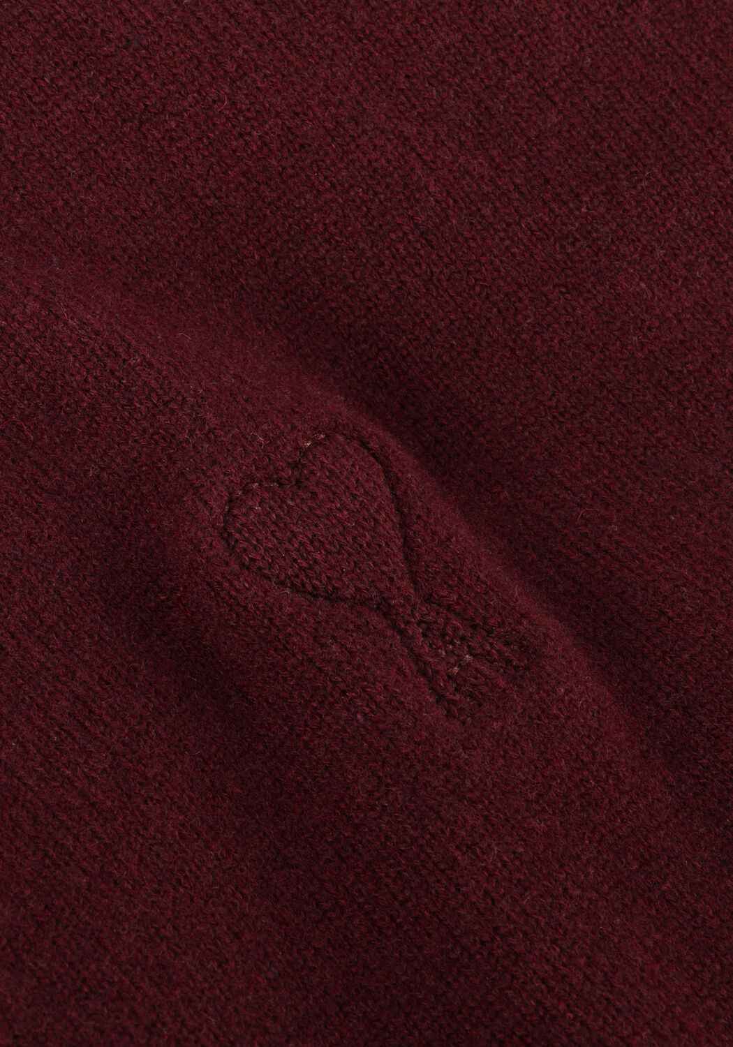 Paarse AMI PARIS Trui ADC CARDIGAN - large