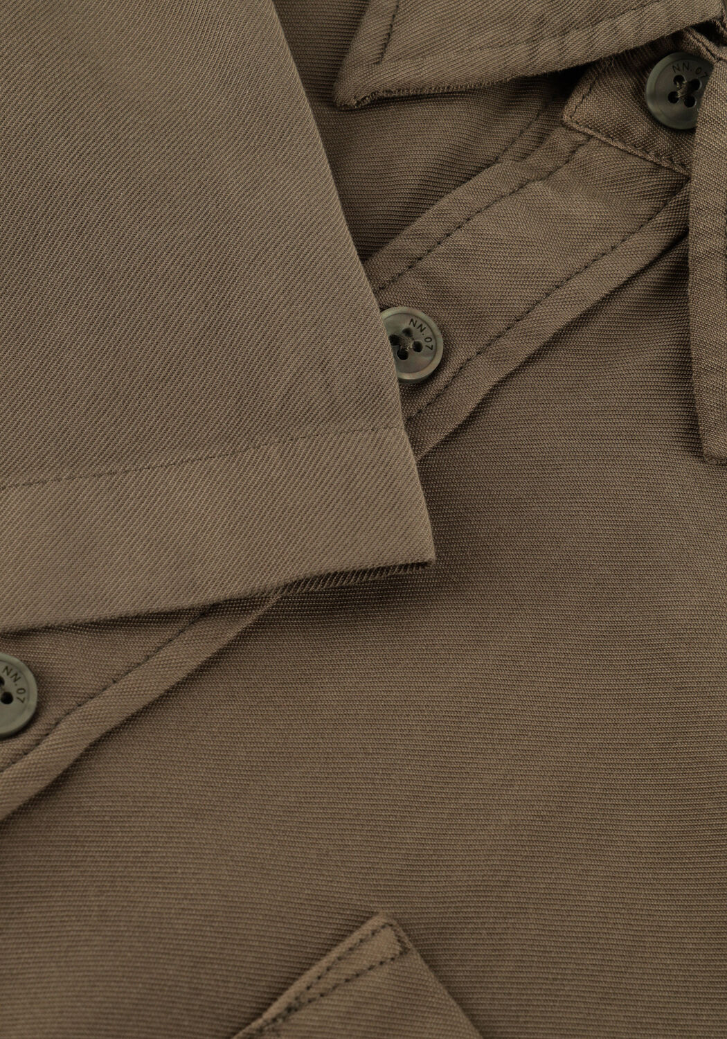 Olijf NN.07 Casual overhemd DEON SS 5027 - large