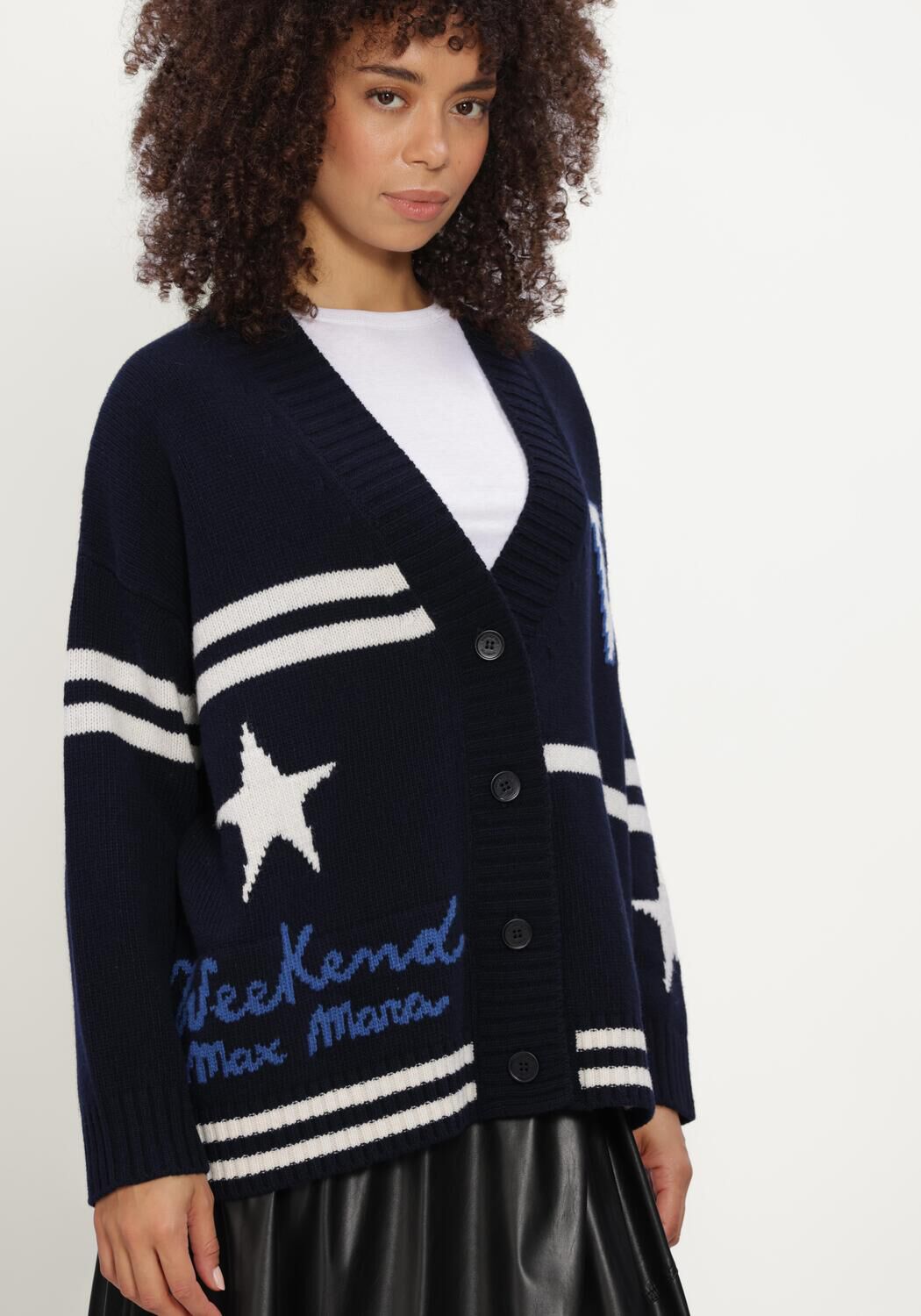 Donkerblauwe MAX MARA Trui WKDBELGIO - large