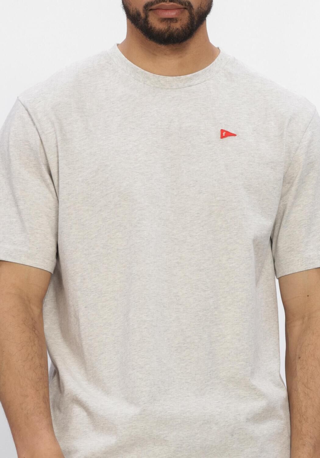 Grijze FOR&Eacute;T T-shirt FLAG T-SHIRT - large