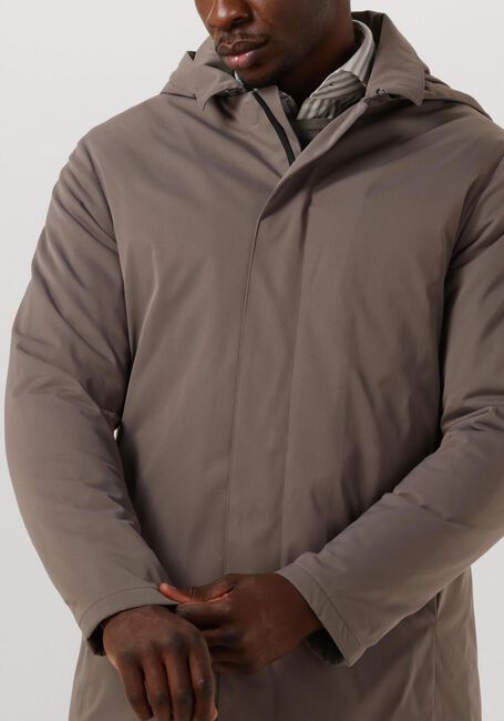Bruine PROFUOMO Parka's OUTERW RAINC MGNT LNG - large