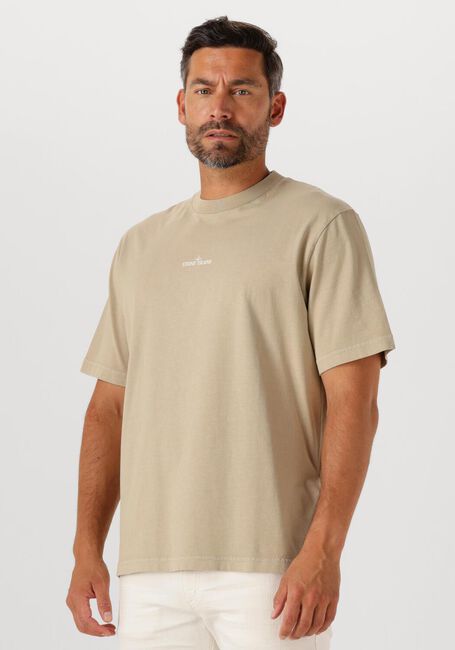 Khaki STONE ISLAND T-shirt SS T SHIRT - large