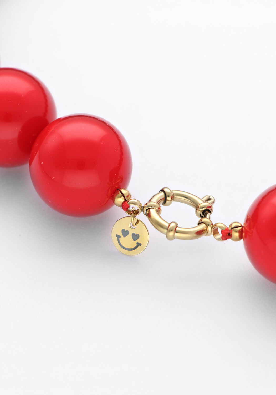 Rode BONNIE STUDIOS Kettingen WILMA NECKLACE - large