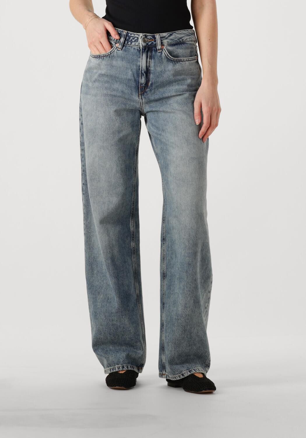 Drykorn Straight Leg Jeans Dames Medley, Maat: 26/34, Kleur: Blauw