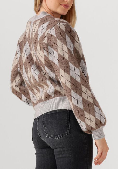 CO'COUTURE ROW CHECK CARDIGAN - large
