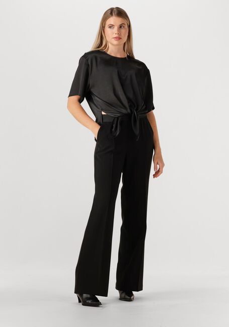 Zwarte CAMBIO Wijde broek AVA - large