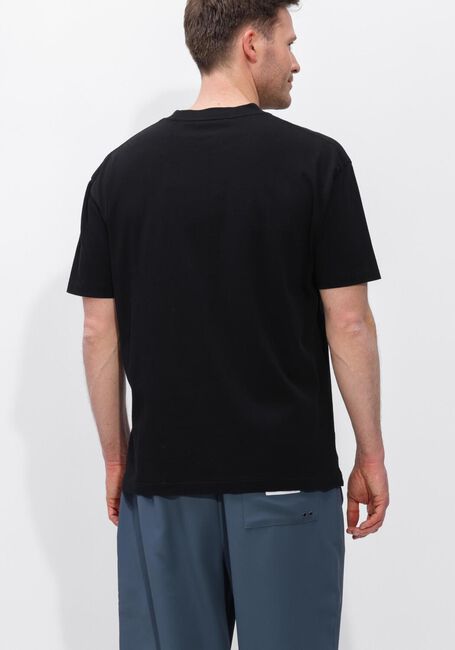 Zwarte NEW AMSTERDAM SURF ASSOCIATION T-shirt CHOP TEE BLACK - large