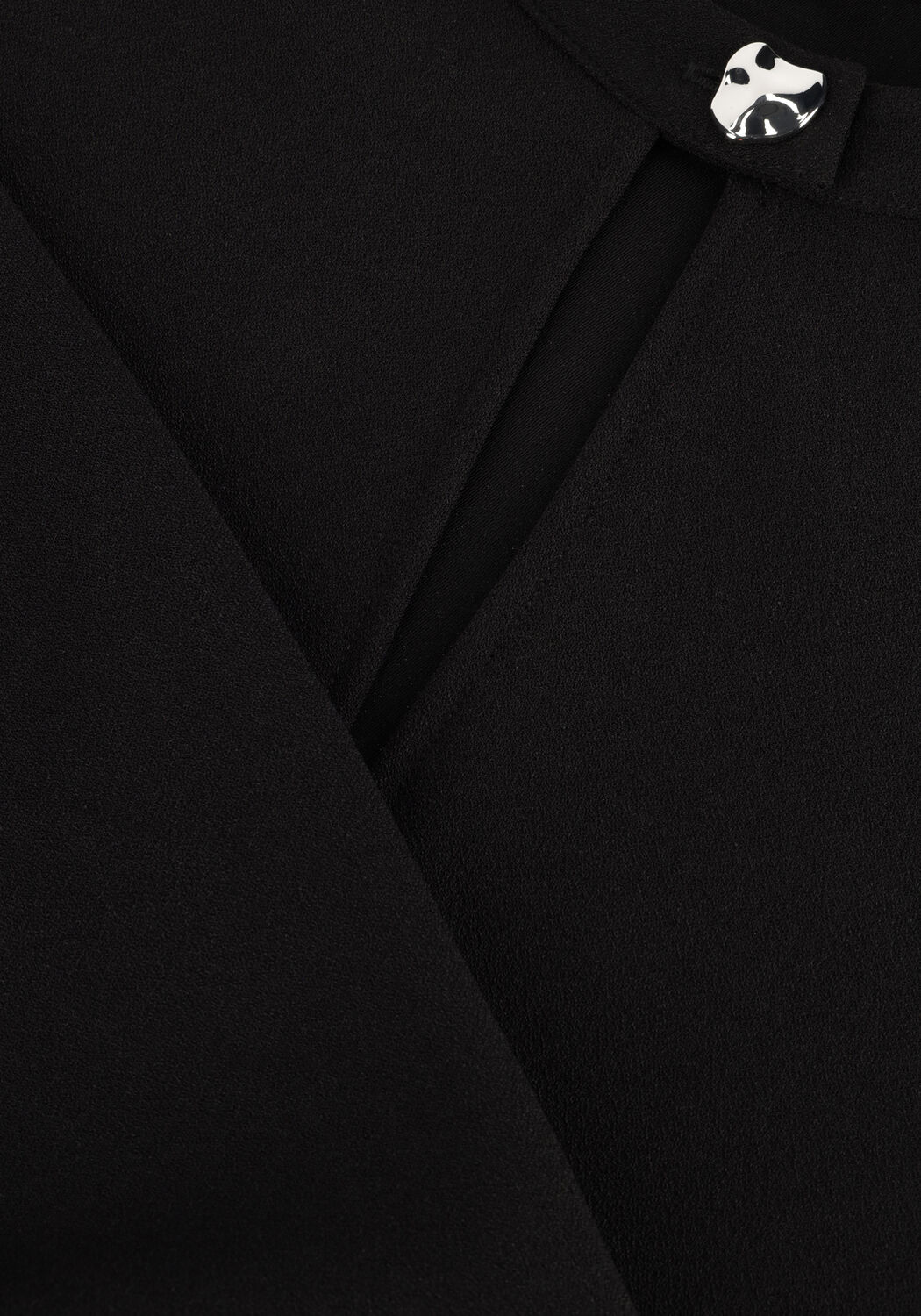 Zwarte DANTE6 Blouses THORN DRASTRING CORD TOP - large