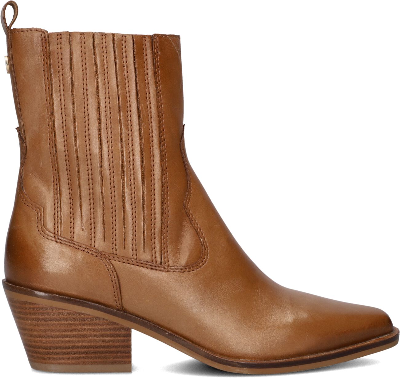Haboob Cowboylaarzen Dames Lpmag-06hab 1, Maat: 37, Materiaal: Leer, Kleur: Cognac