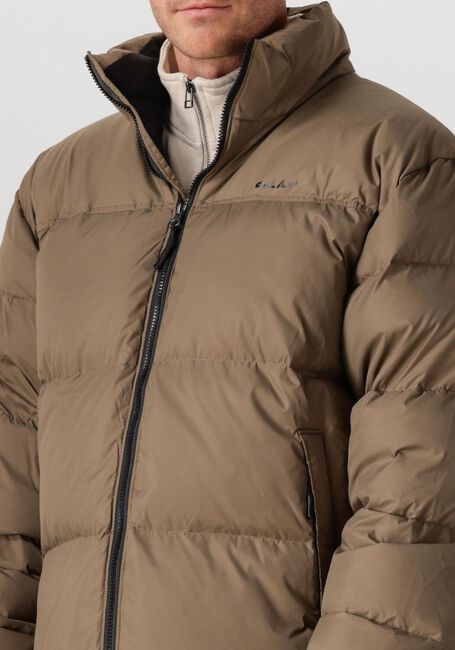 Khaki OLAF HUSSEIN Gewatteerde jas PUFFER JACKET - large