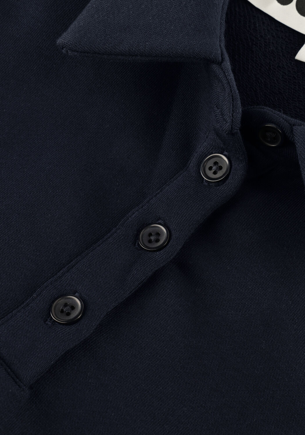 Donkerblauwe JOHNY Sweater MELLIE SWEAT POLO - large