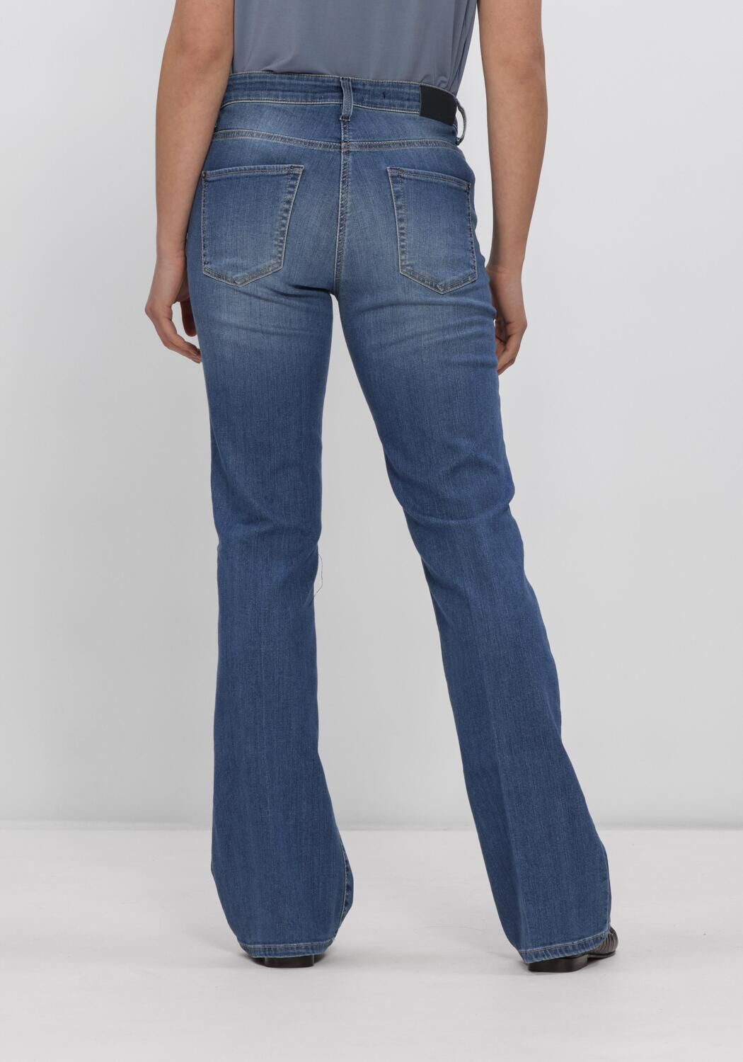 Blauwe CAMBIO Flared jeans PARIS FLARED - large