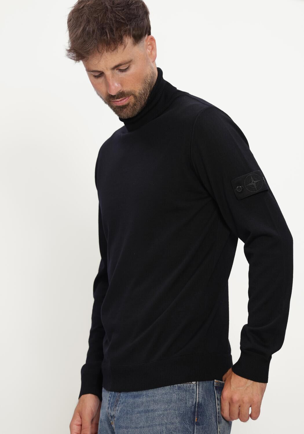 Zwarte STONE ISLAND Jack BOMBER S0A23 - large