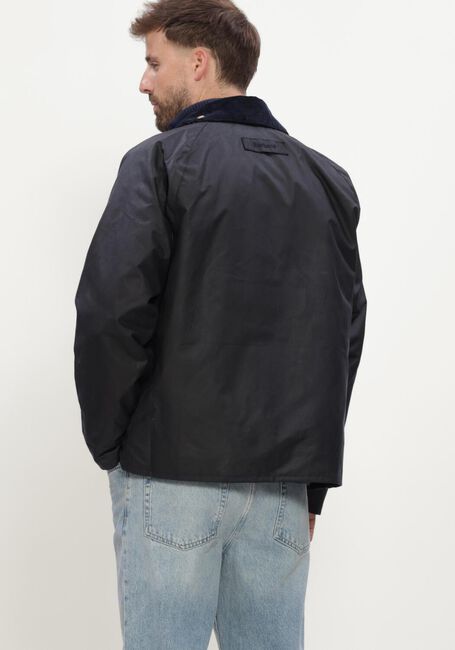 Donkerblauwe BARBOUR Jack ICONS TRANSPORT WAX - large