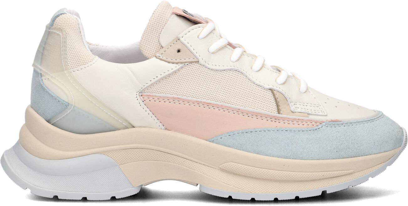 Red-Rag Lage Sneakers Dames 76638, Maat: 38, Materiaal: Leer, Kleur: Beige