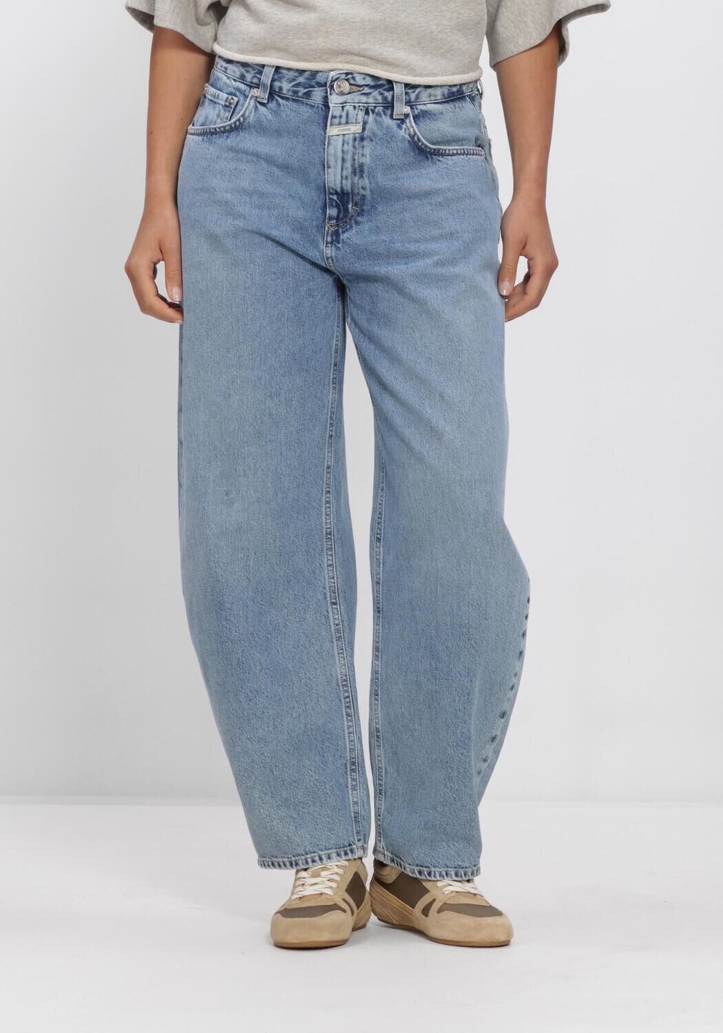 Blauwe CLOSED Wide jeans JAZZIE - large