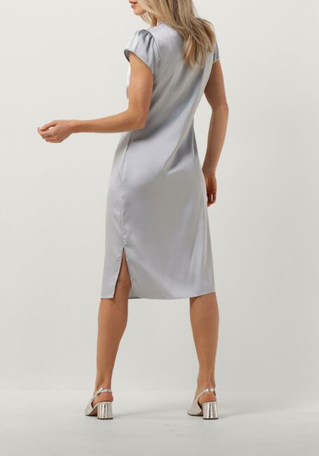 Lichtblauwe BRUUNS BAZAAR Midi jurk RAISELLA NEEMA DRESS - large