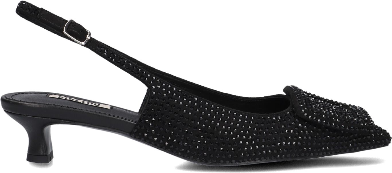 Bibi Lou Slingbacks Dames 692z00vk, Maat: 35, Materiaal: Suède, Kleur: Zwart