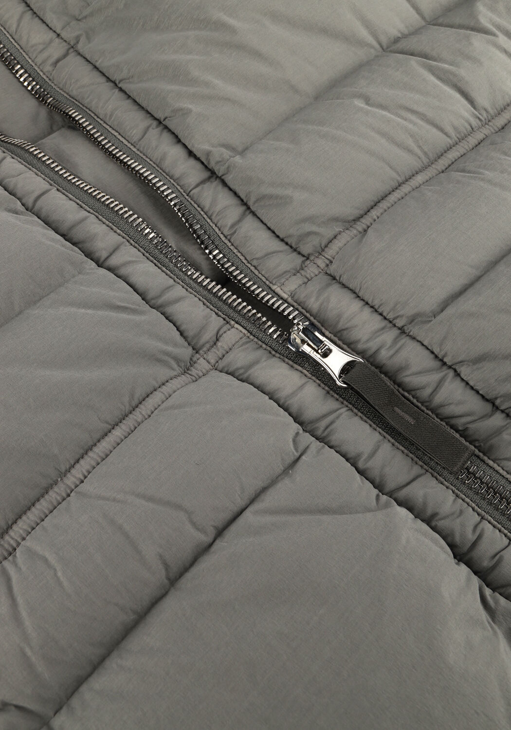 Grijze STONE ISLAND Gewatteerde jas BOMBER - large