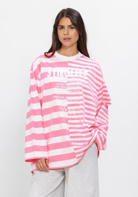 Roze STIEGLITZ Truien/vesten TACITO SKATE TEE WIDE SLEEVES - large