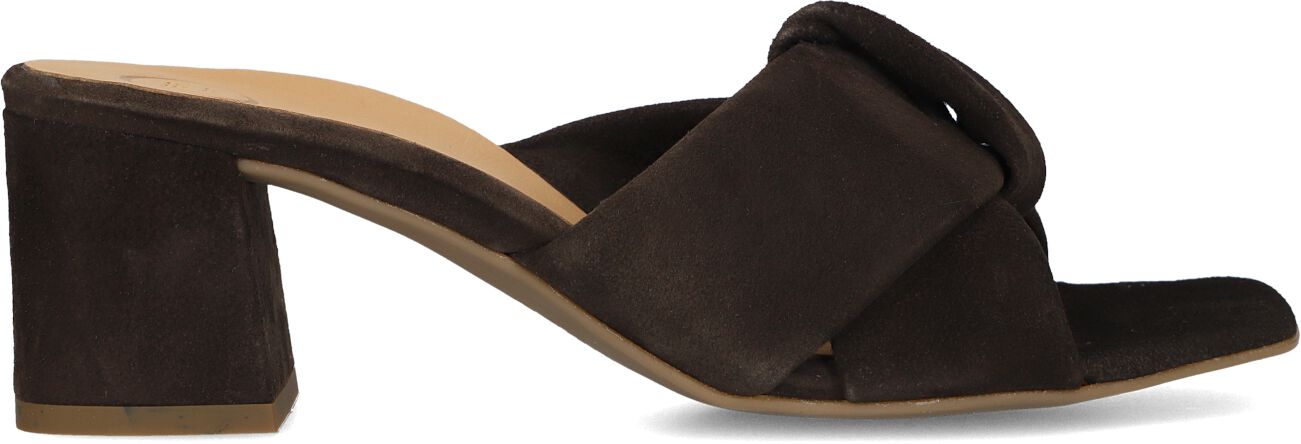 Paul Green Muiltjes Dames 6127, Maat: 40, Materiaal: Suède, Kleur: Bruin afbeelding 1