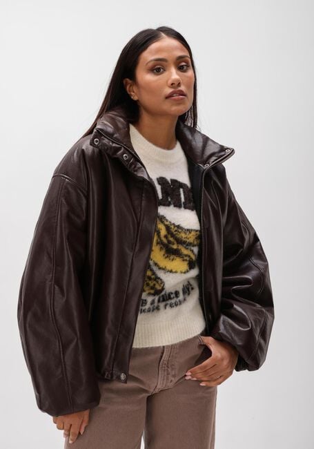 Bruine ANINE BING  CYRUS JACKET DEEP BROWN - large