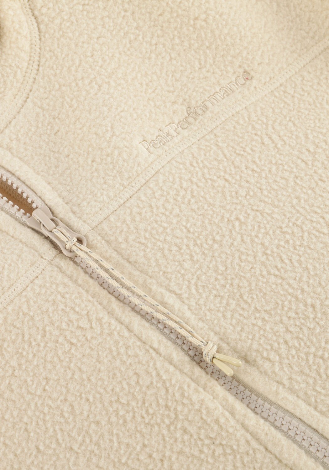 Ecru PEAK PERFORMANCE Trui M FLEECE HALF ZIP - large