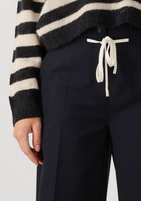 Donkerblauwe CAMBIO Wijde broek ADRIENNE - large