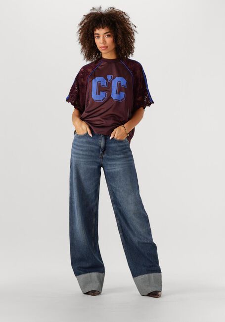 Bordeaux CO'COUTURE Top TREYCC LACE TEE - large