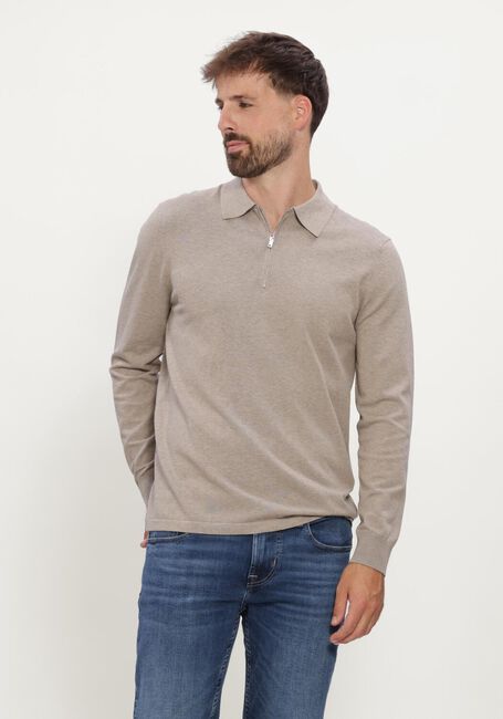 Beige PROFUOMO Trui LUXURY BASIC - large