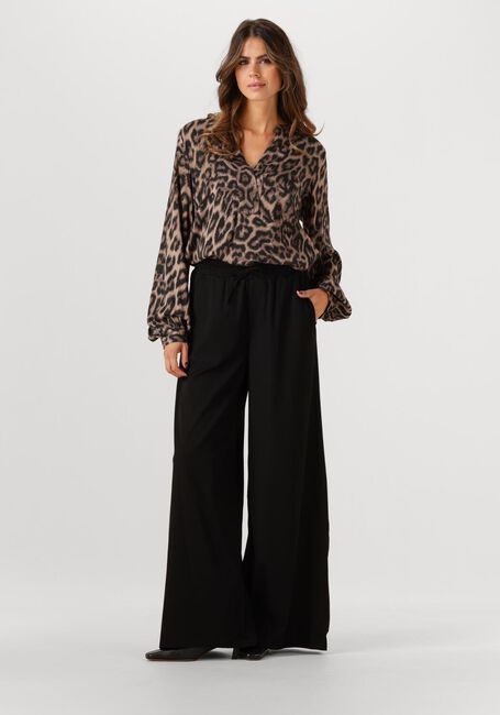 Zwarte AMAYA AMSTERDAM Wijde broek JULES - large