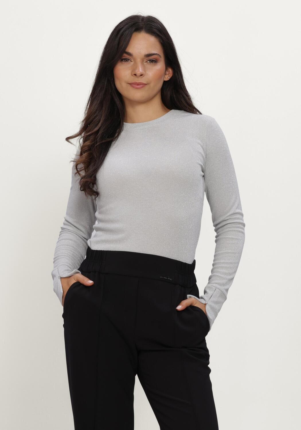 Zilveren MARC CAIN COLLECTION Top T-SHIRT - large