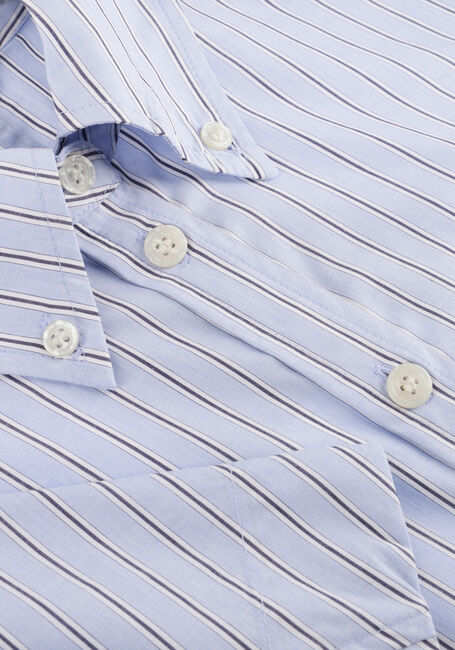 GANNI STRIPE COTTON PEPLUM SHIRT - large