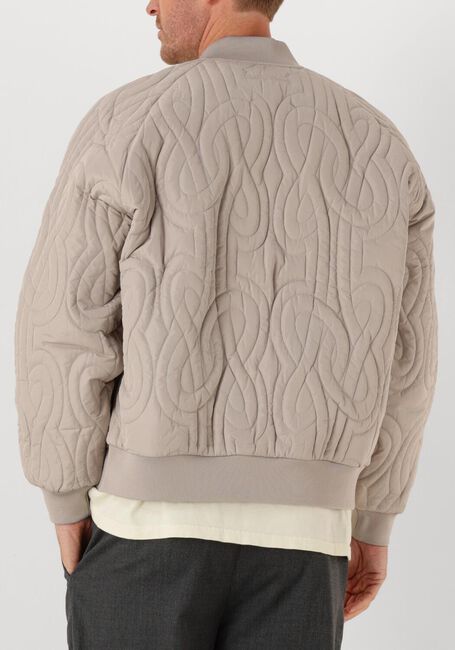Bruine FILLING PIECES Jack BOMBER QUILTED - large