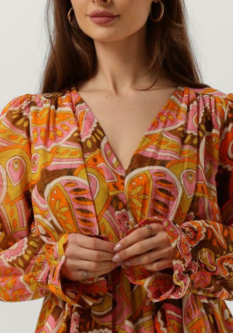 Oranje DEVOTION Maxi jurk MARTSELO - large