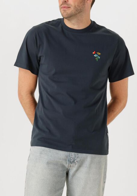 Donkerblauwe FORÉT T-shirt ELEMENT T-SHIRT - large