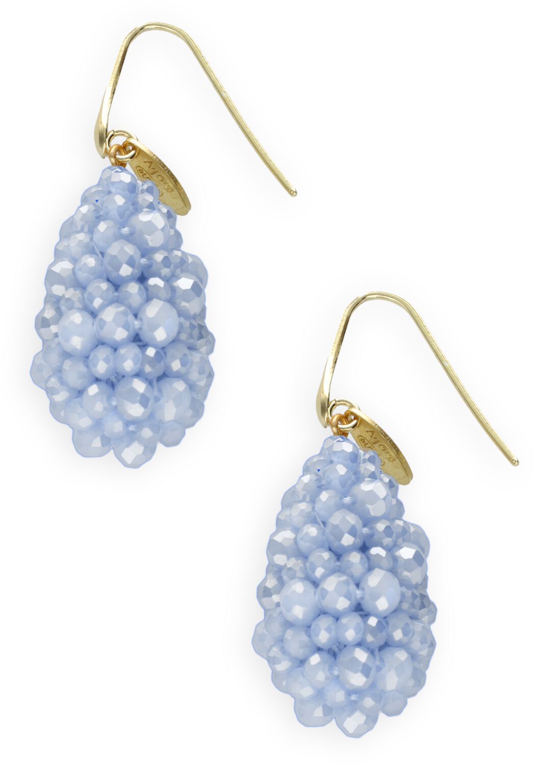 LOTT. gioielli Oorbellen Dames Cone Xs, Kleur: Lichtblauw afbeelding 1