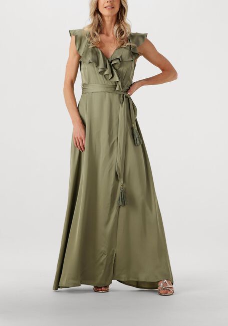 Khaki NEMA Maxi jurk N162 - large