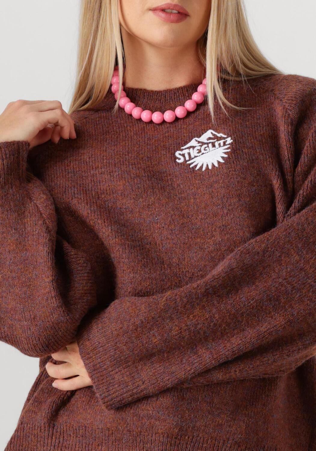 Bruine STIEGLITZ Trui MELICIA JUMPER - large