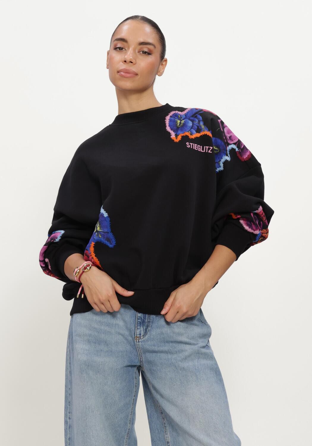 Zwarte STIEGLITZ Sweater NERO - large