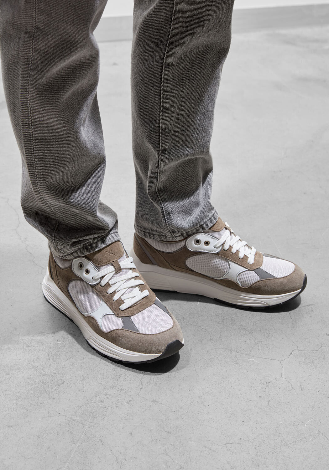 Taupe XSENSIBLE Lage sneakers HELIX MEN - medium