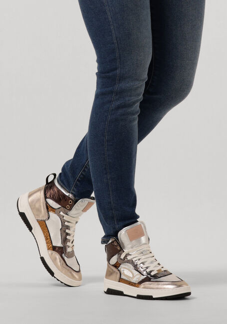 Zilveren FRED DE LA BRETONIERE Hoge sneakers YARA HIGH - large