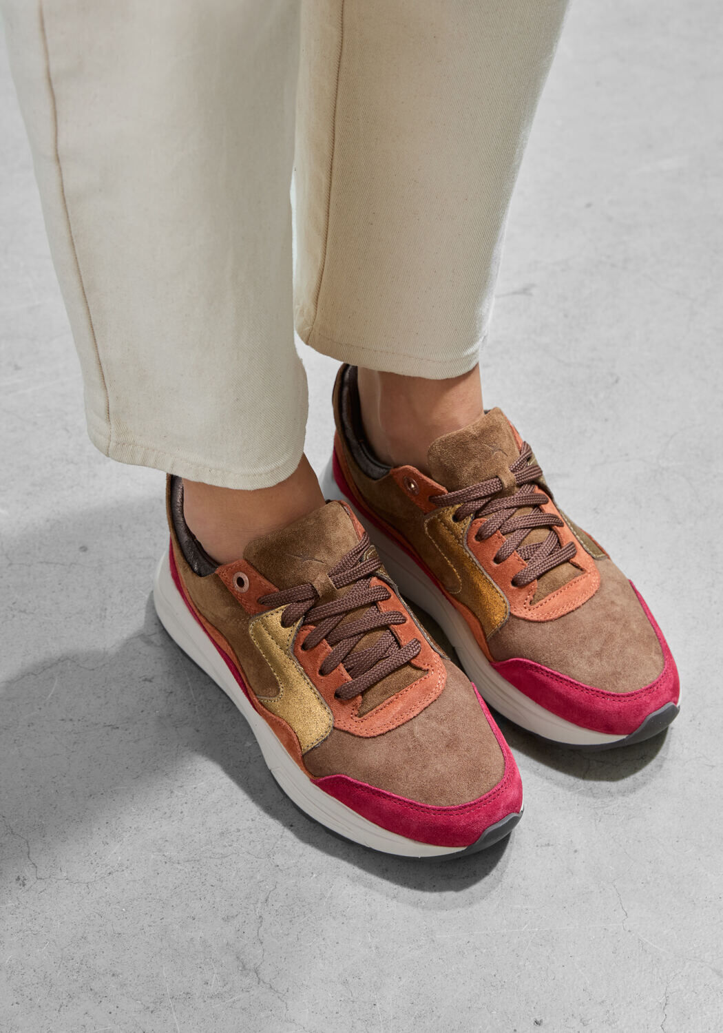 Rode XSENSIBLE Lage sneakers COMBI G SNEAKER - large