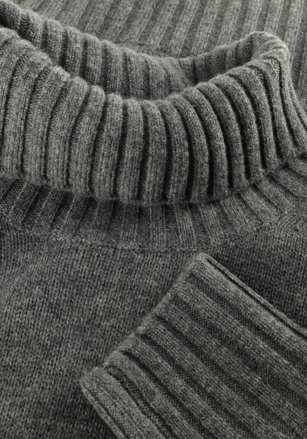 Grijze LEURINK KNIT Coltrui TRANI COL - large