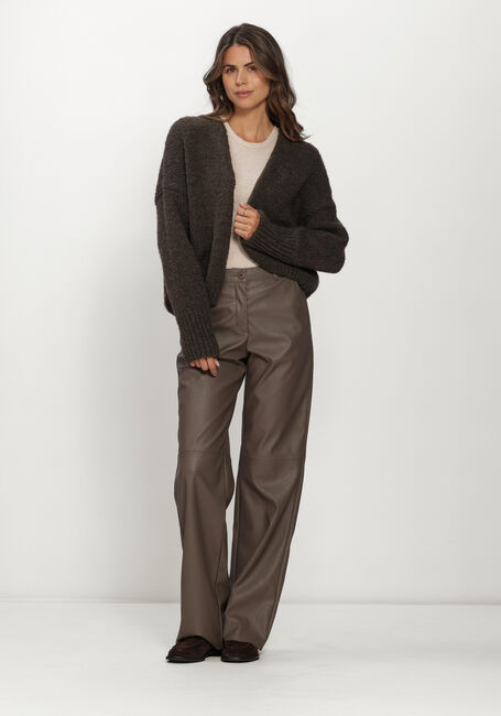 Donkergroene KNIT-TED Vest BECKY CARDIGAN - large