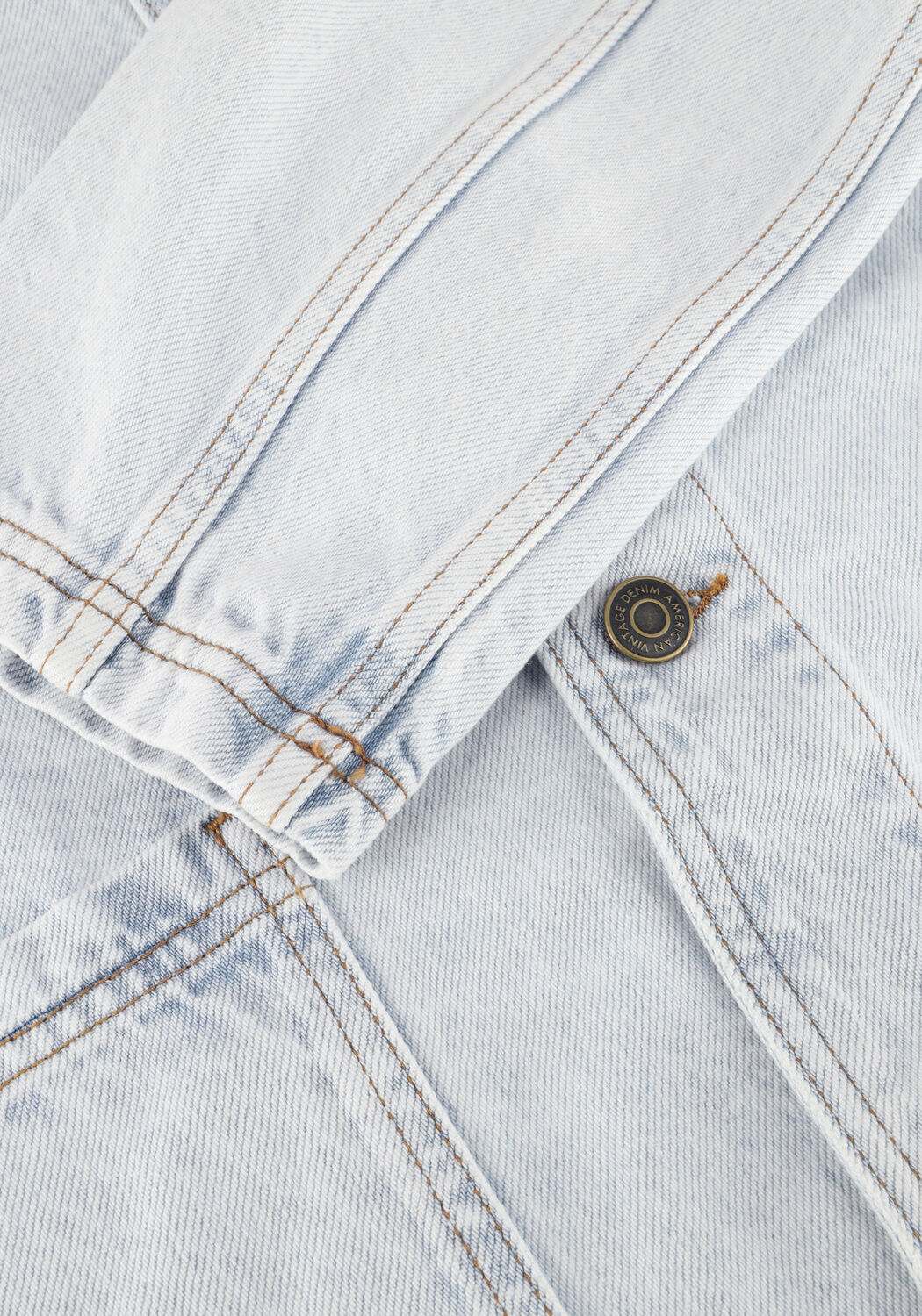 Lichtblauwe AMERICAN VINTAGE Spijkerjas JOYBIRD-B - large