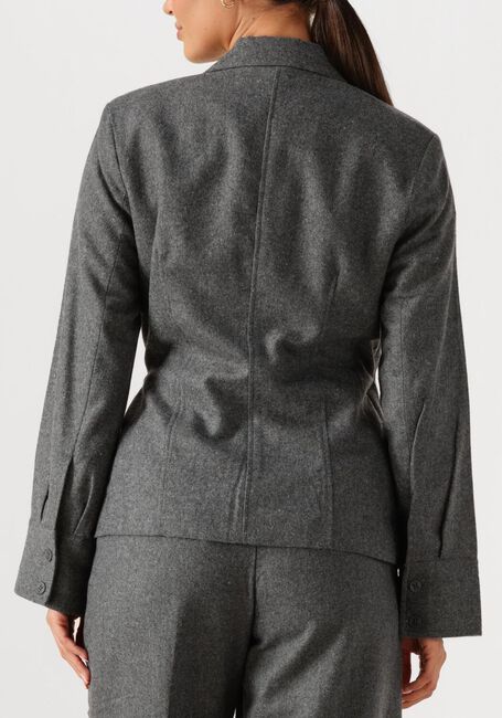 Grijze SECOND FEMALE Blazer MILEA WRAP SHIRT - large