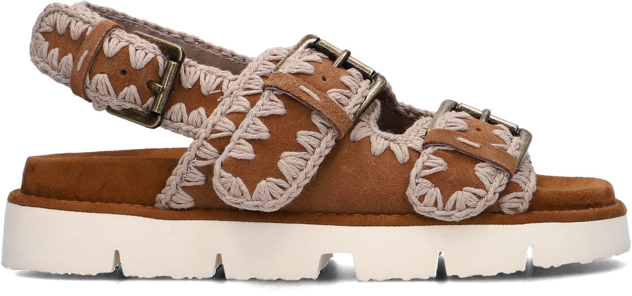 Mou Sandalen
Dames New Bio 02, Maat: 36, Materiaal: Suède, Kleur: Cognac