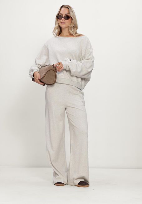 Grijze ALIX THE LABEL Truien/vesten LADIES KNITTED BADWING SWEATER - large