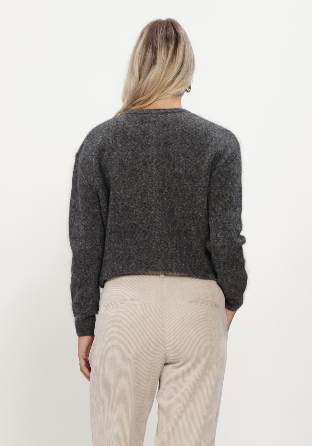 Donkergrijze LINA LOCCHI Trui LL-BERBER - large